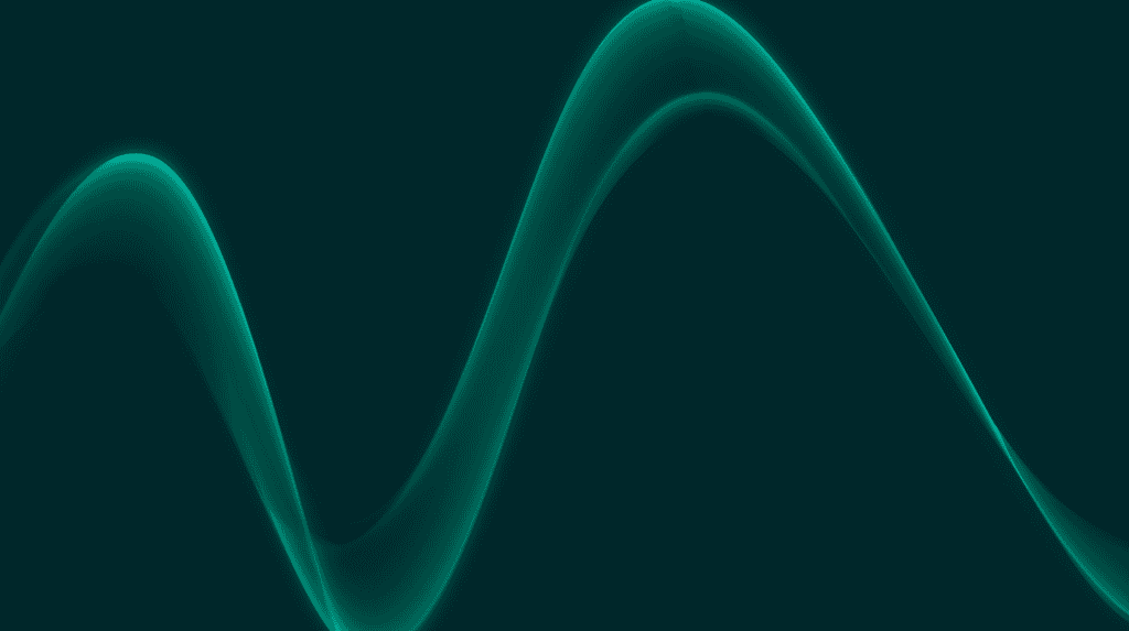Abstract visualization of breathing patterns linked to the vagus nerve.